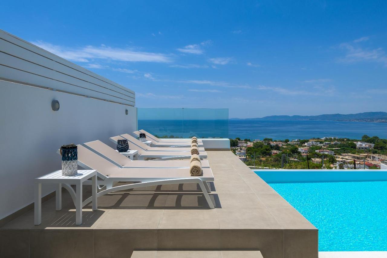 Villa Mimosa in Pefkos  Líndos Exterior foto