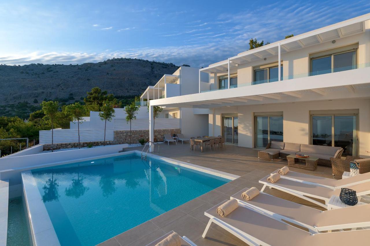 Villa Mimosa in Pefkos  Líndos Exterior foto