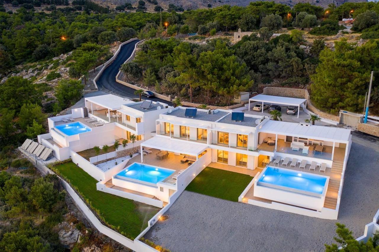Villa Mimosa in Pefkos  Líndos Exterior foto